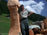 "Hüterin der Schwelle", Lärche, Symposium Zwischenwelten in Davos 2006 (in Arbeit)