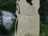 "WeltnaturerbTeil", Fichte, Symposium in Kandersteg/Gastern 2005 (inzwischen durch die Naturgewalten verschollen)