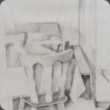 Stühle, Bleistift, 94, 22x30