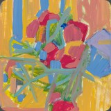 Blumenstrauss, Gouache, 35x40