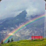 schöner Regenbogen